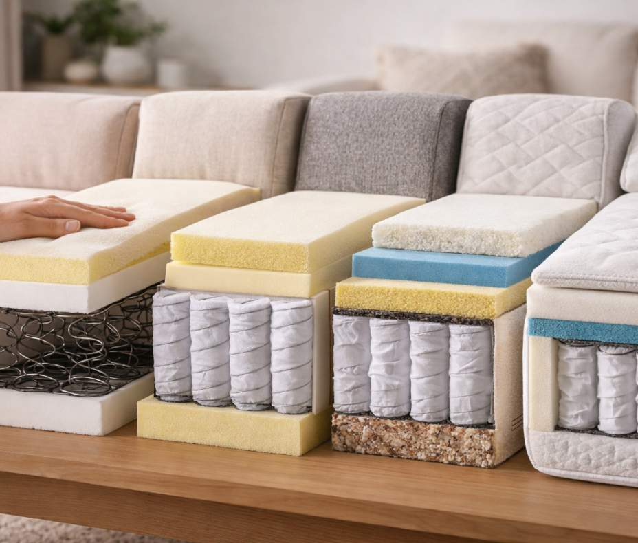 Наполнители мягкой мебели: что влияет на комфорт и срок службы