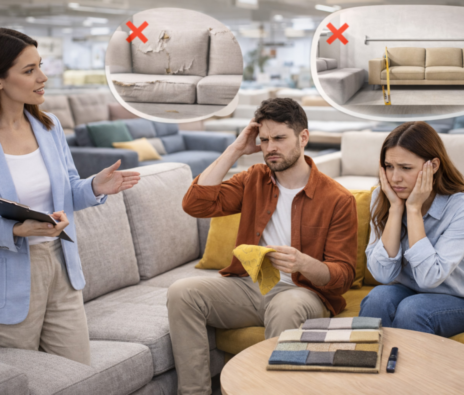 Частые ошибки при покупке мягкой мебели и как их избежать