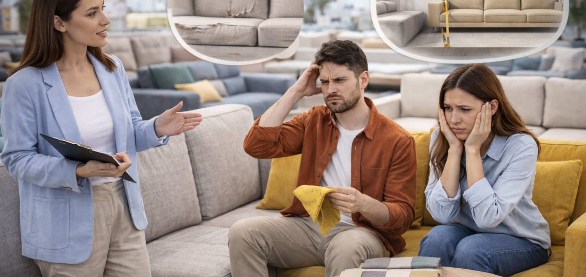 Частые ошибки при покупке мягкой мебели и как их избежать