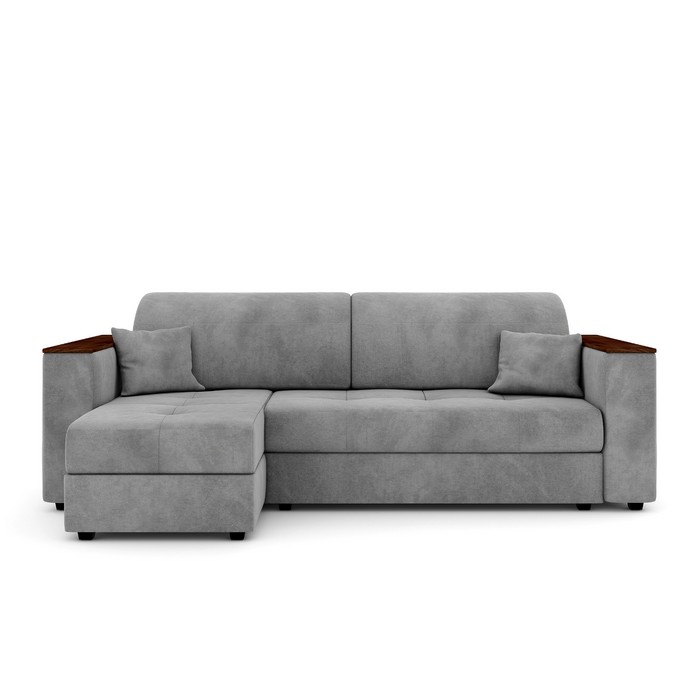 Угловой диван Тедди У-12.2 (серый)