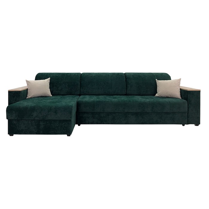 Угловой диван Тедди У-19 (изумрудный)