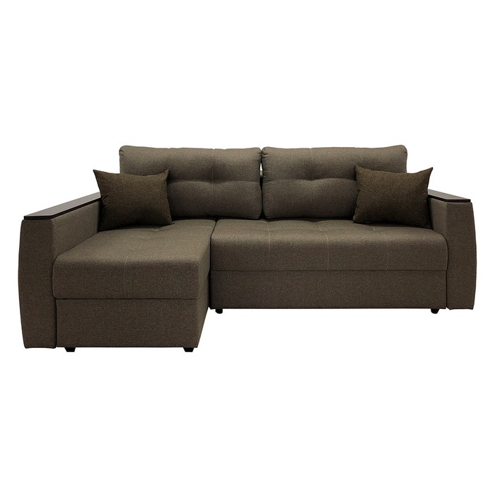 Угловой диван Европа У-12 (коричневый)