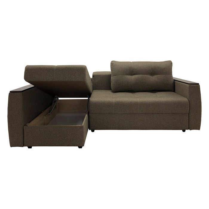 Угловой диван Европа У-12 (коричневый)