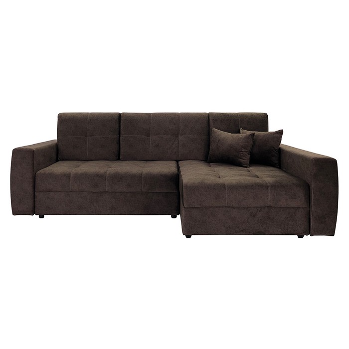 Угловой диван Европа У-15 (коричневый)