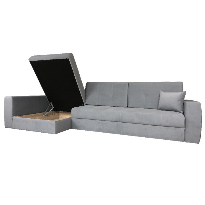 Угловой диван Европа У-19 (серый)