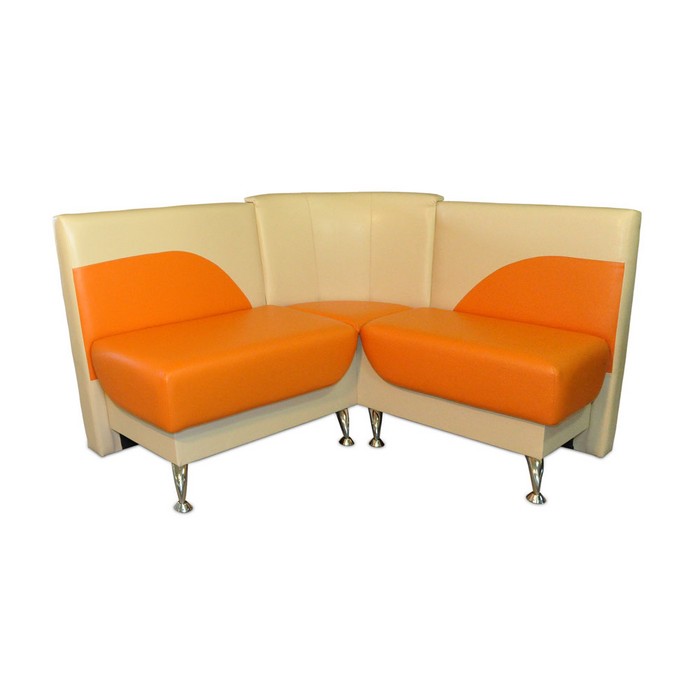 Скамья угловая Виана (оранжевый)