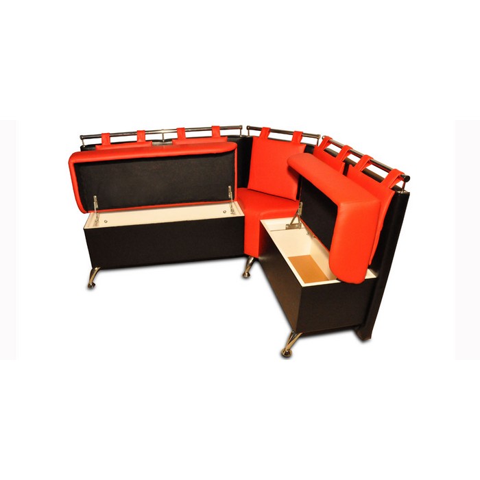 Скамья угловая Селена (алый)