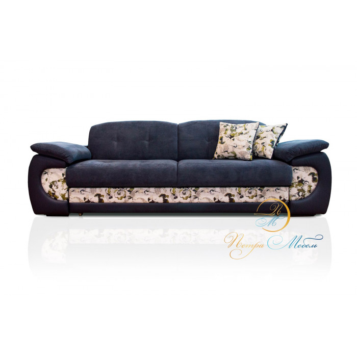 Прямой диван Браво (индиго)