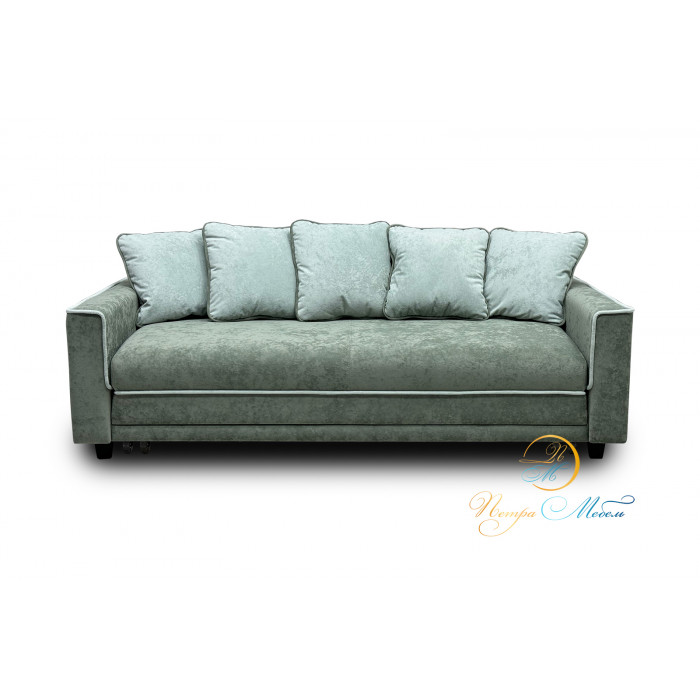 Прямой модульный диван Оскар Люкс (зеленый)