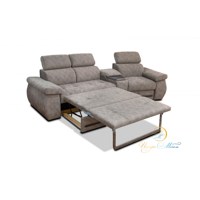 Прямой модульный диван Айпетри (бежевый)