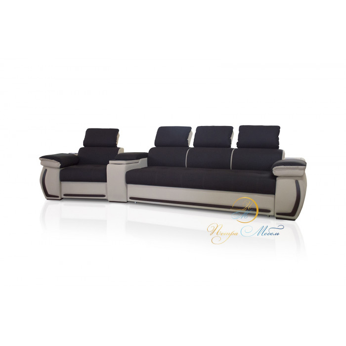 Прямой модульный диван Айпетри Де Люкс (кофейный)