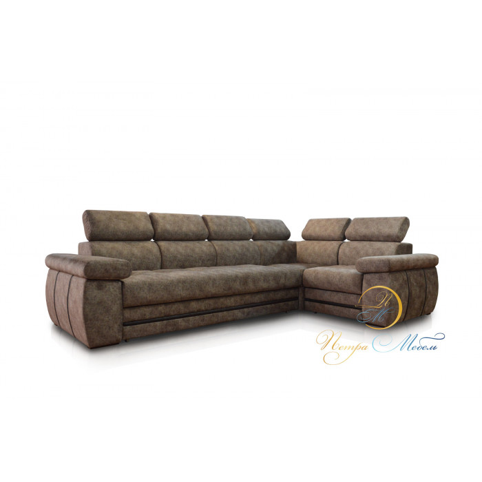 Угловой модульный диван Айпетри  (бурый)
