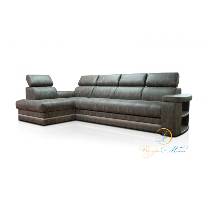 Угловой модульный диван Айпетри  (коричневый)