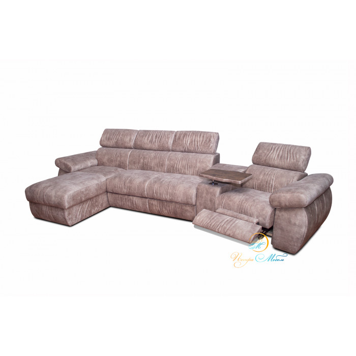 Угловой модульный диван Айпетри Комфорт (кремово-бежевый)