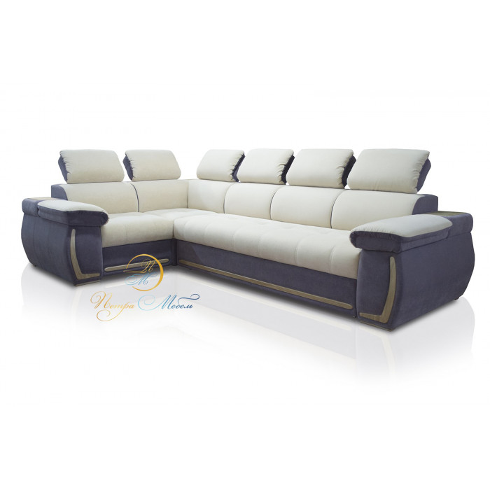 Угловой модульный диван Айпетри Де Люкс (экрю)