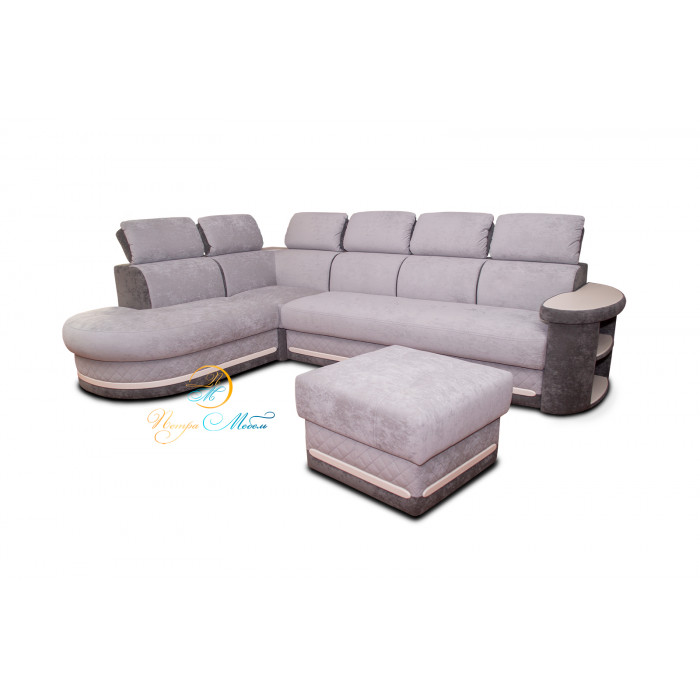 Угловой модульный диван Айпетри Люкс (кремовый)