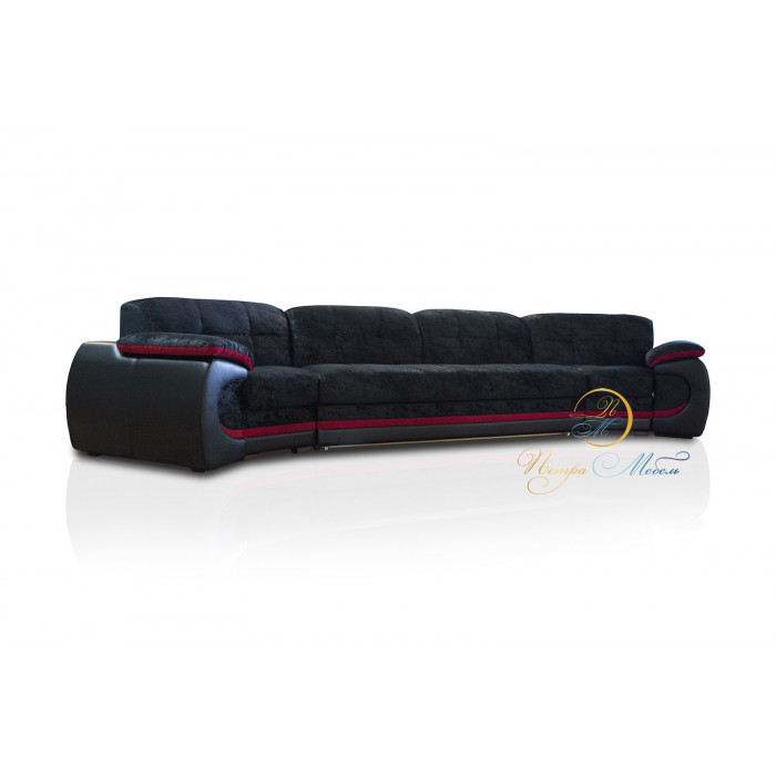 Угловой модульный диван Браво (угольный)