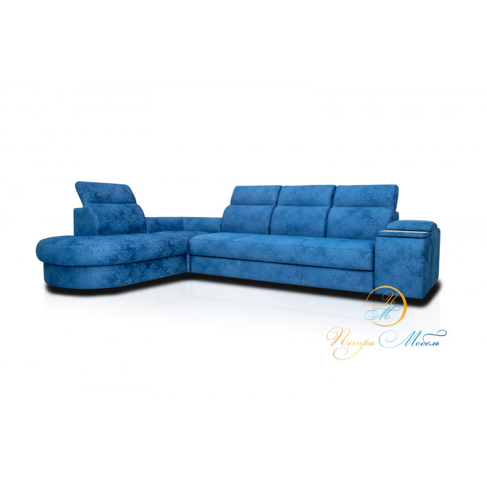 Угловой модульный диван Браво Комфорт (лазурный)