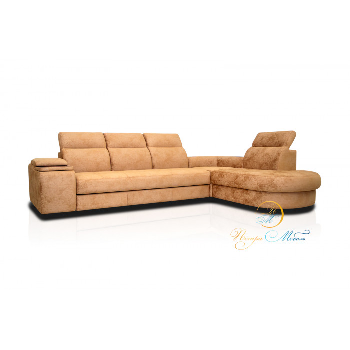 Угловой модульный диван Браво Комфорт (абрикосовый)