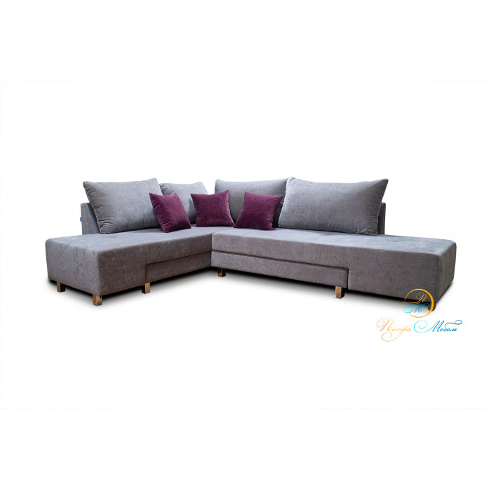Угловой диван Оскар (пепельный)