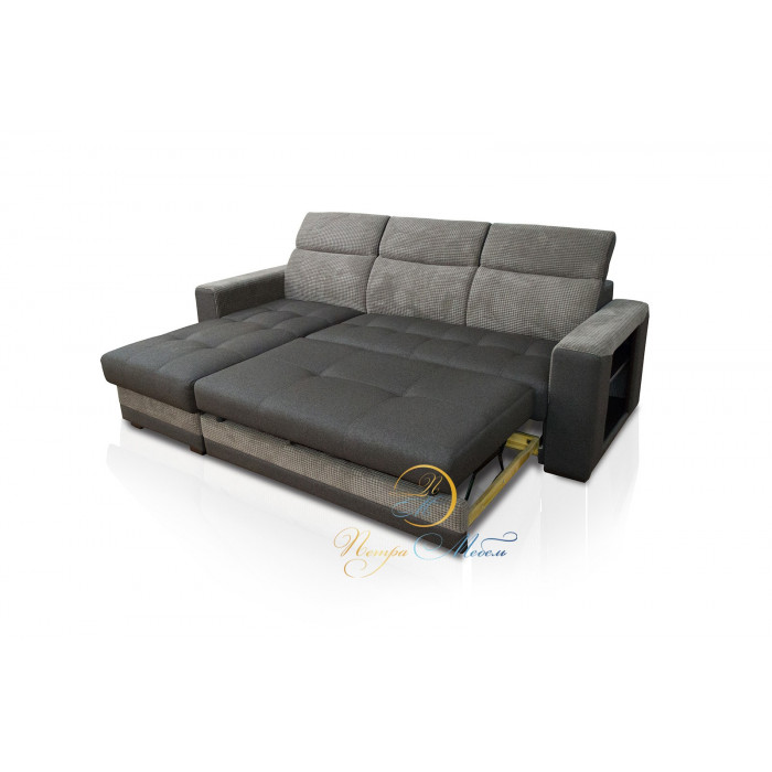 Угловой модульный диван Браво Уют (серо-коричневый)