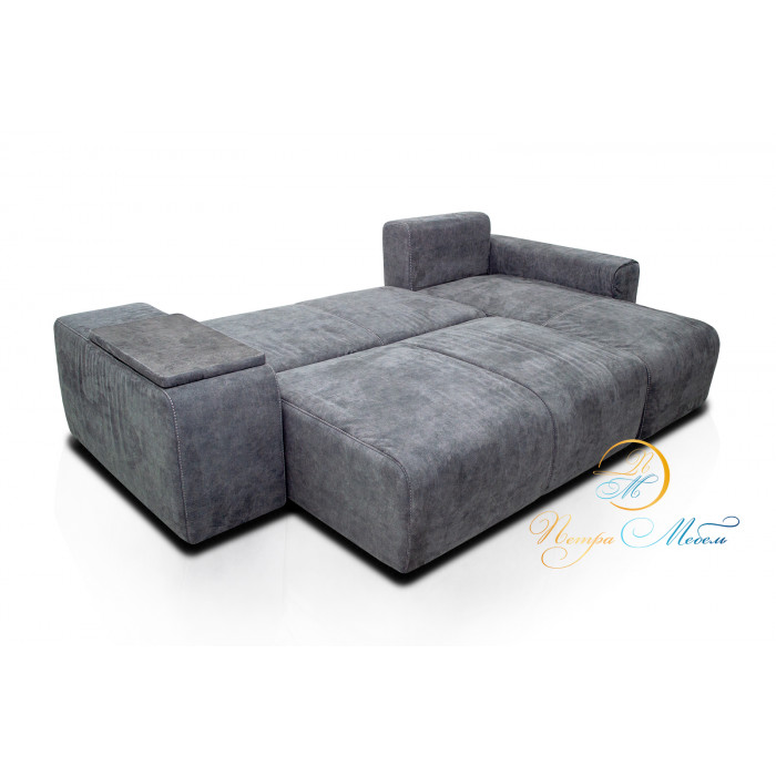 Угловой модульный диван Колизей Комфорт (серый)