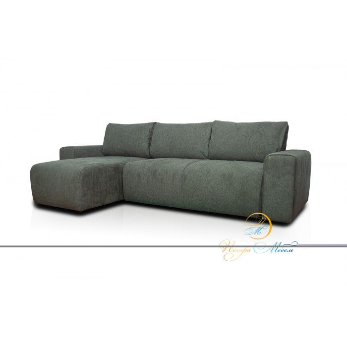 Угловой модульный диван Колизей Комфорт (болотный)