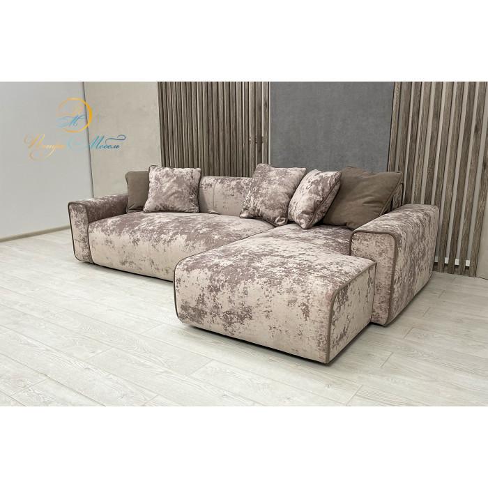 Угловой модульный диван Колизей Люкс (капучино)