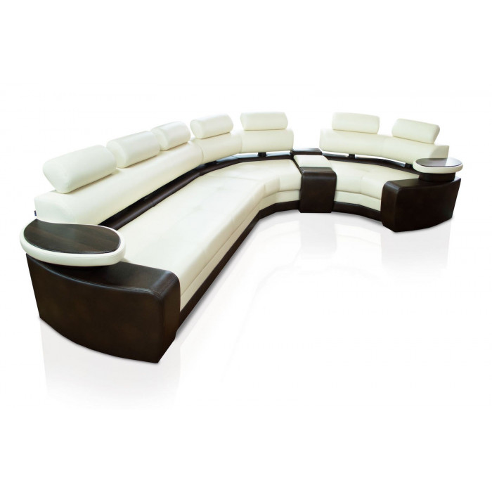 Угловой модульный диван Марсель Комфорт (слоновая кость)