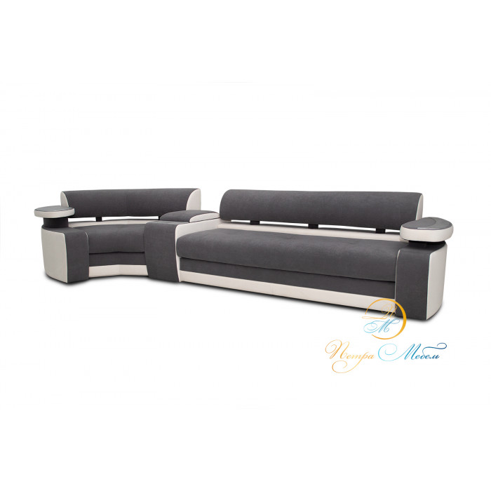 Угловой модульный диван Марсель (серый)