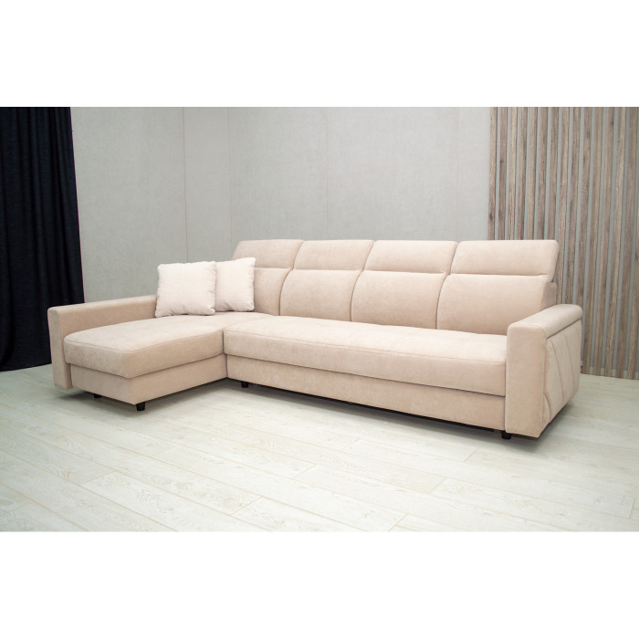 Угловой модульный диван Браво Лайт (кремовый)