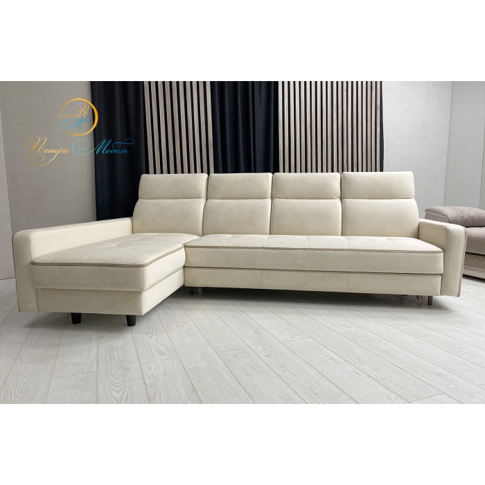 Угловой модульный диван Браво Лайт (бежевый)