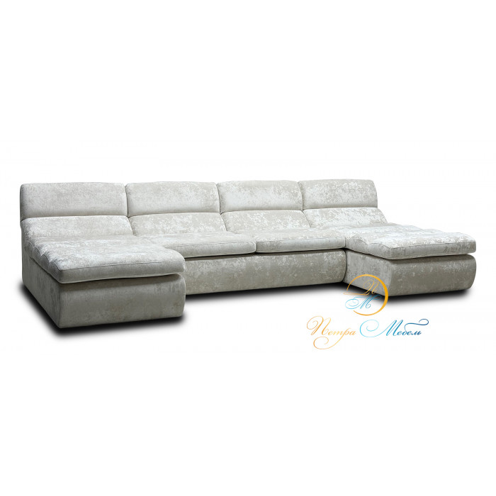 Угловой модульный диван Рио (серый)