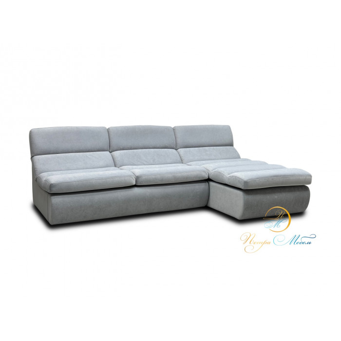 Угловой модульный диван Рио (стальной)