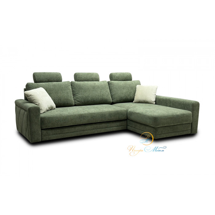 Угловой модульный диван Верона люкс (зеленый)