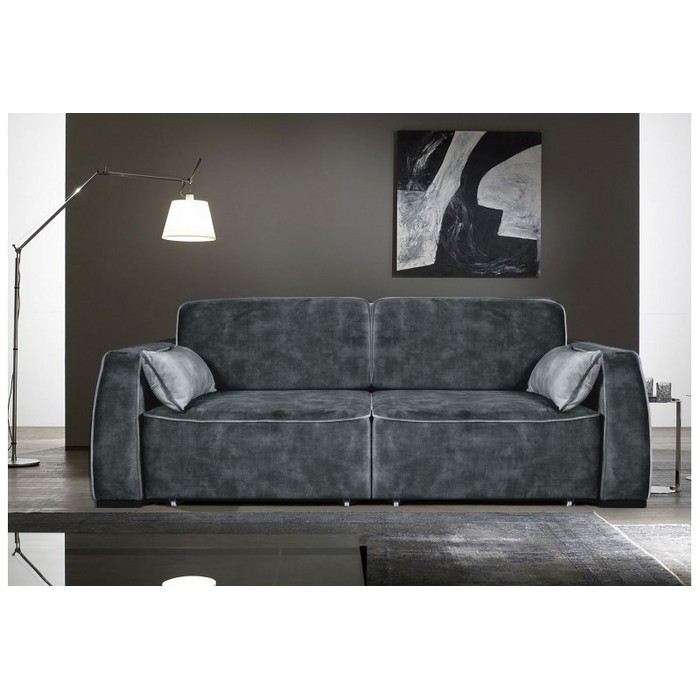 Диван Фабио 3-х местный (темно-серый)