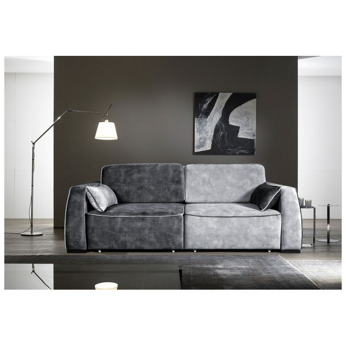 Диван Фабио 3-х местный (темно-серый, светло-серый)
