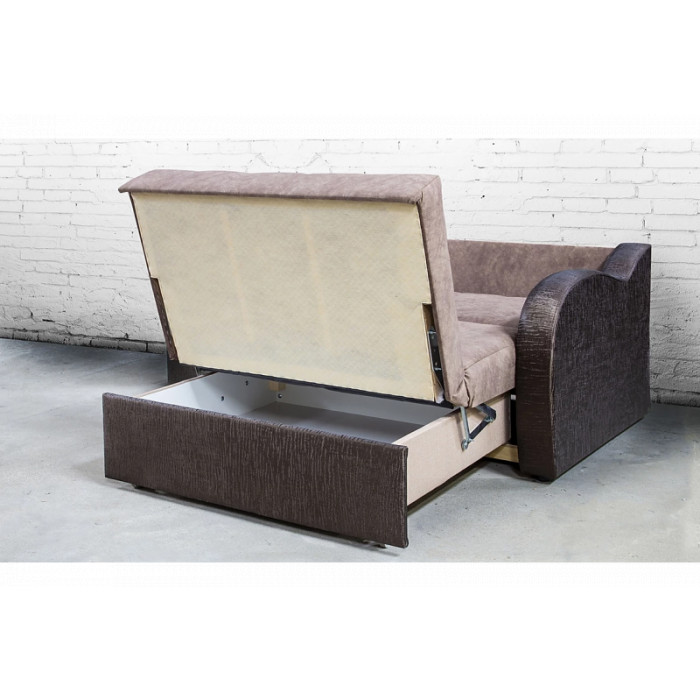 Диван Эврика 2-х местный (коричневый)