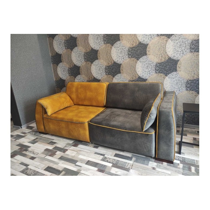 Диван Фабио (желто-серый)