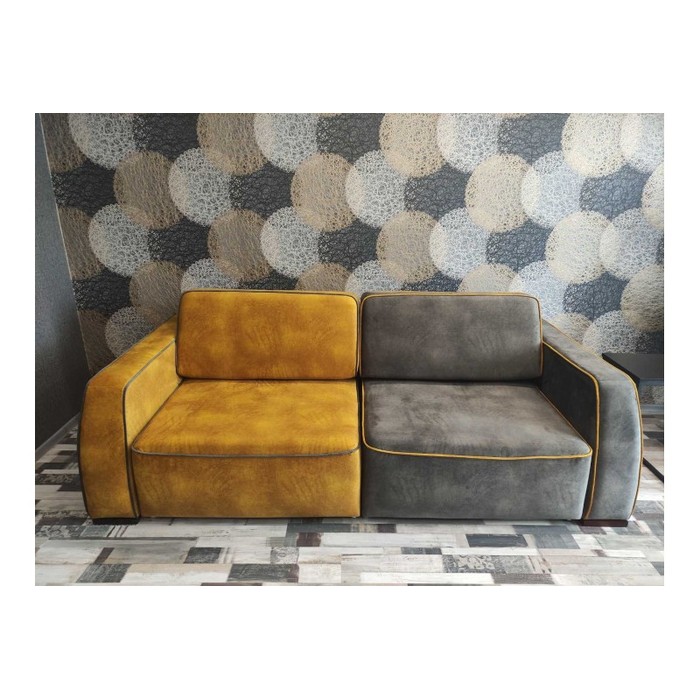 Диван Фабио (желто-серый)