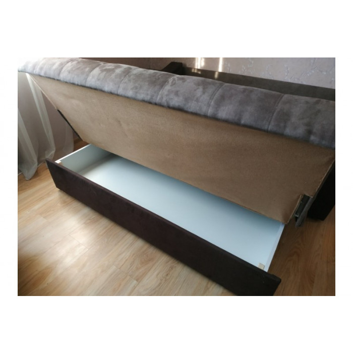 Диван Поло-ПДЛ (графит)