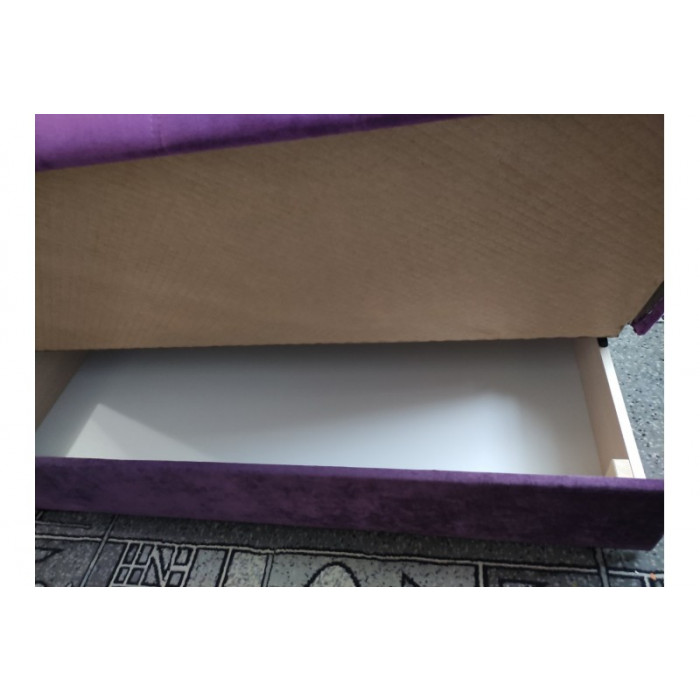 Диван Поло-ПДЛ (баклажановый)