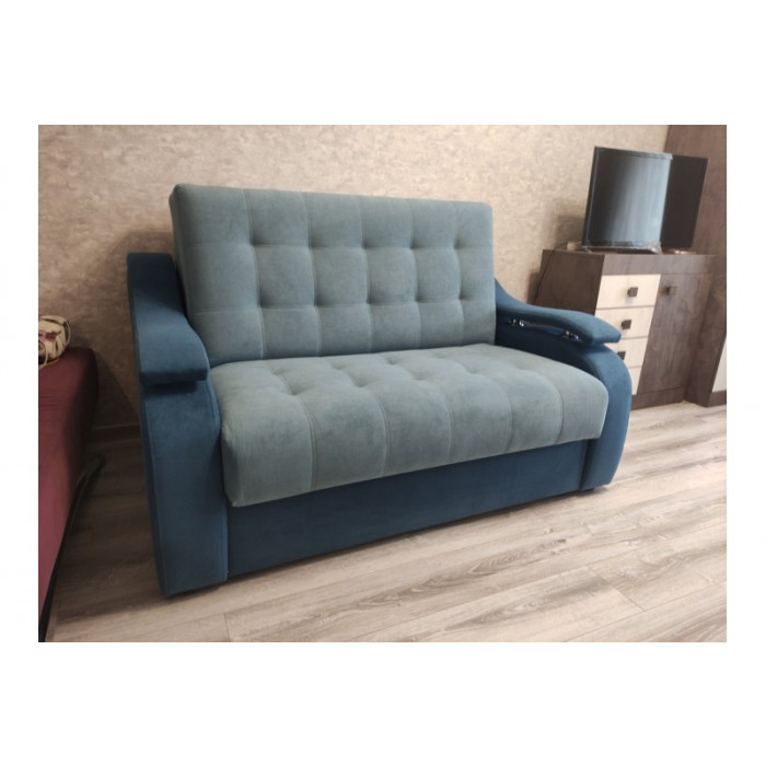 Диван Поло-ПДВ (сине-серый)