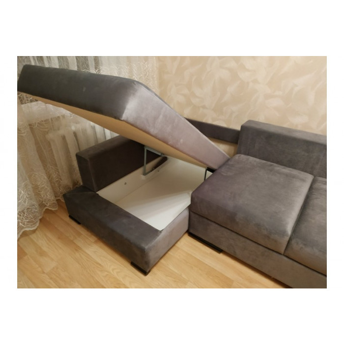 Диван Бостон (серебряный)