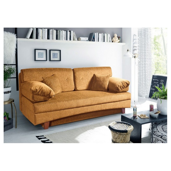 Диван Сирена Люкс (оранжевый)