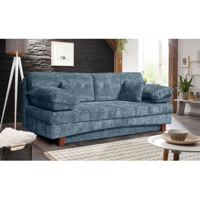 Диван Сирена Люкс (темно-голубой)