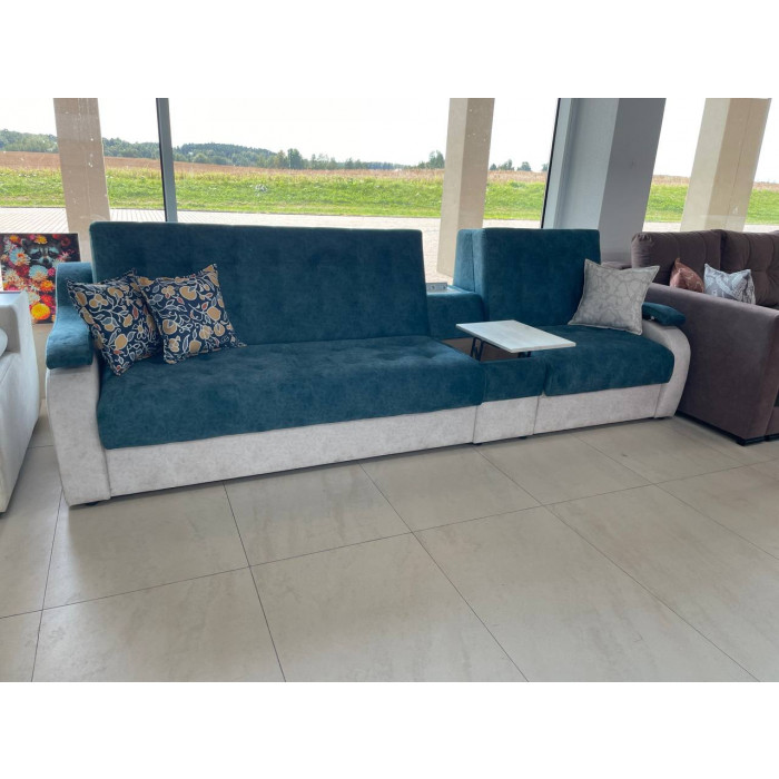 Диван Поло Дубль (синий)