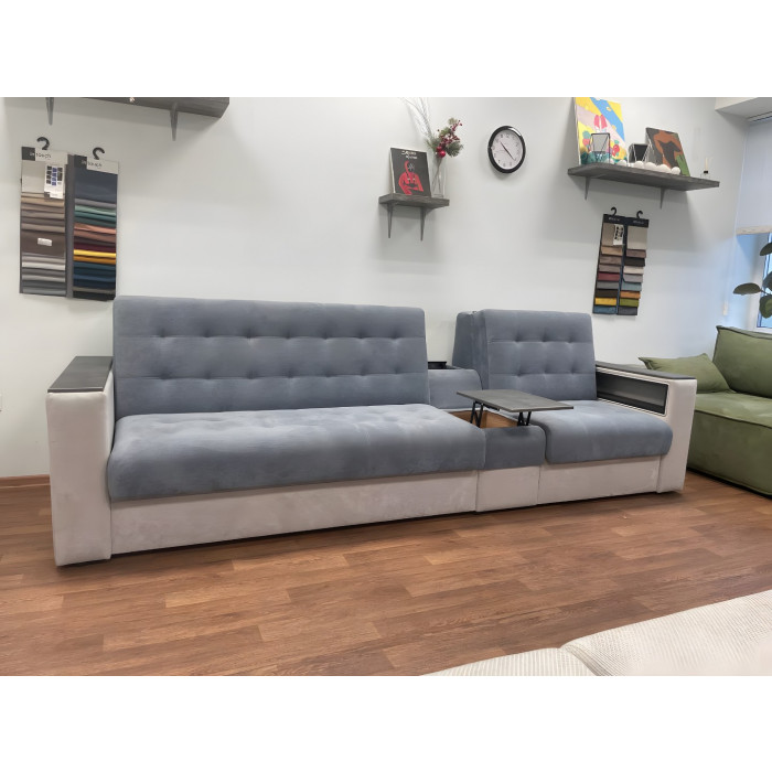Диван Поло Дубль (серый)