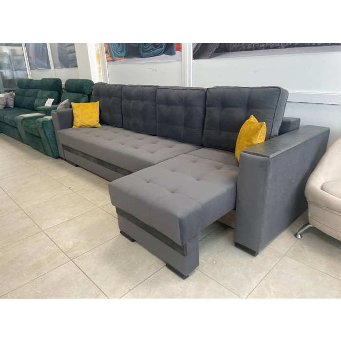 Диван Мадрид 4 (В4.1-200/70) графитовый