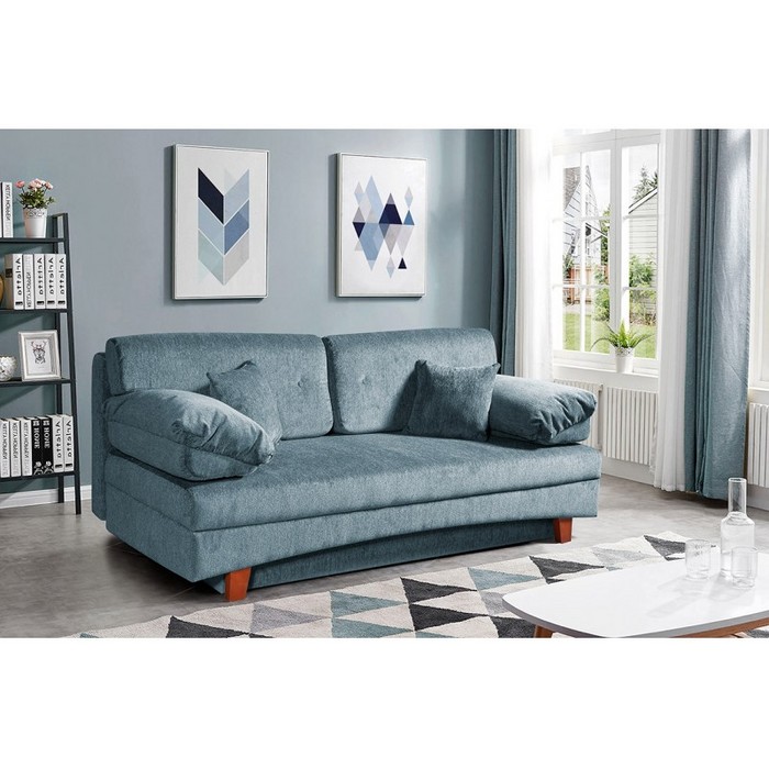 Диван Сирена Люкс (светло-голубой)